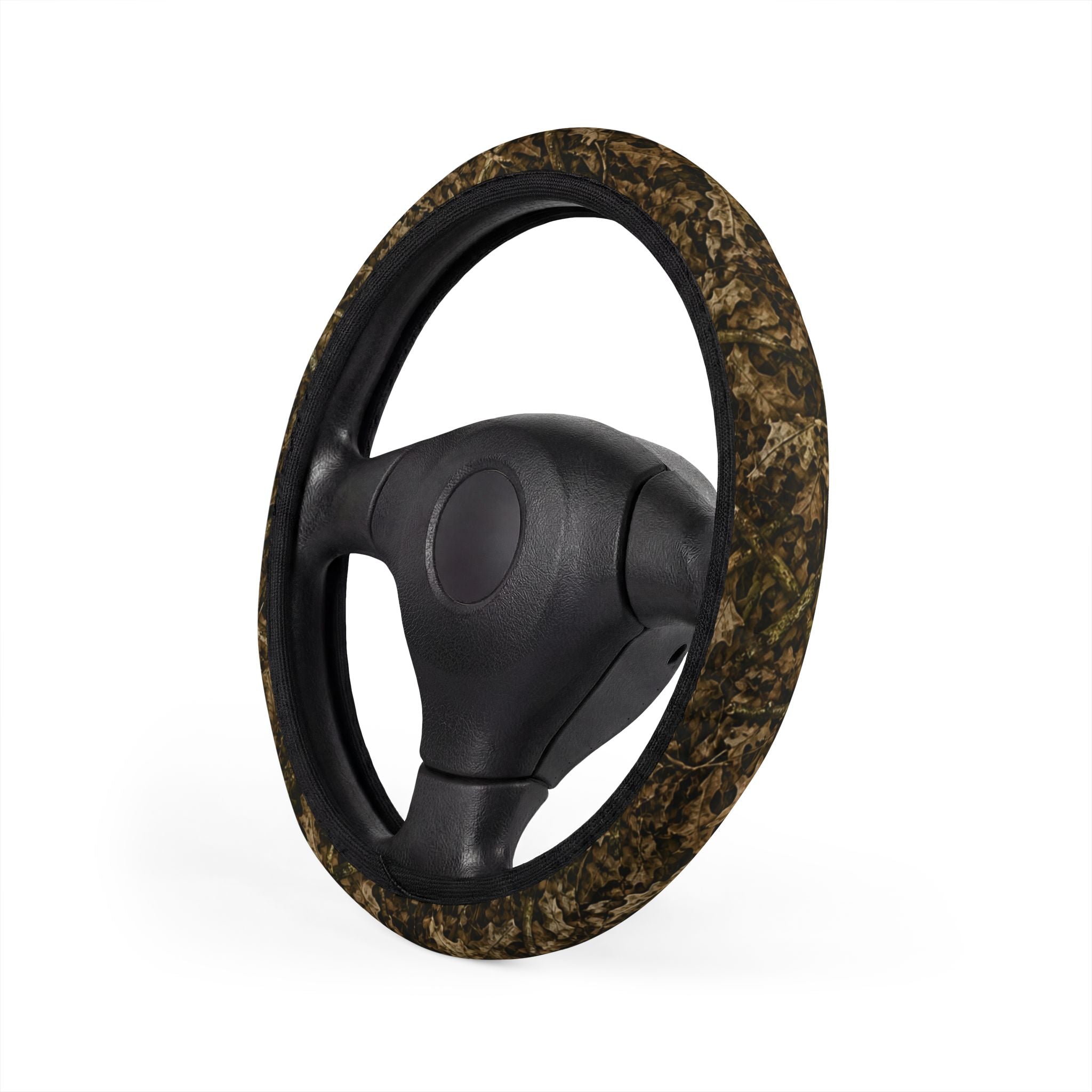 Camouflage Car Steering Wheel Cover | Camo Vehicle Accessory for Outdoorsmen and Women who Love Hunting, Fishing, Camping, and More