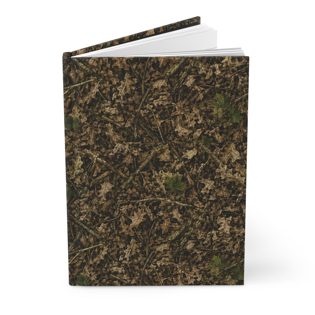 Camouflage Hardcover Notebook (Lined) | Woodland Camo Journal