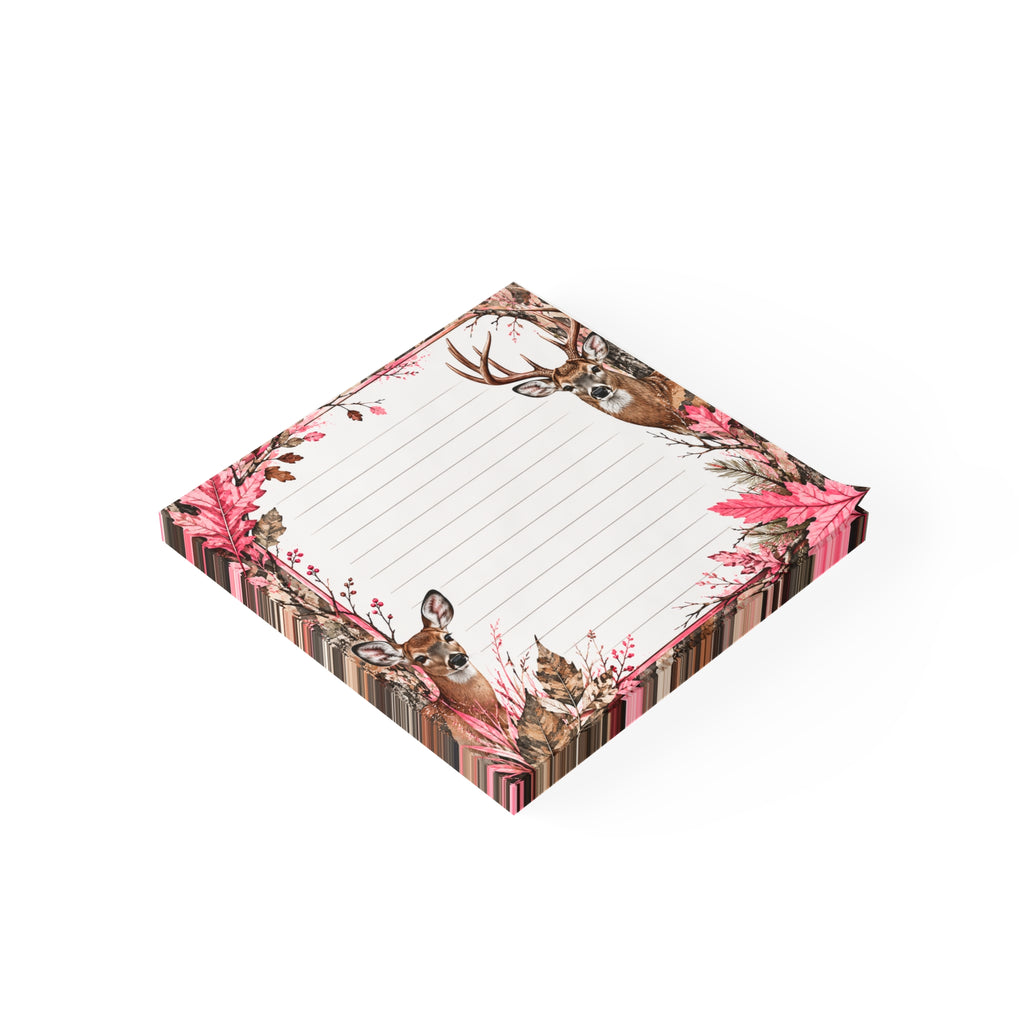 Ladies Hunting Theme Post-it® Note Pads | Pink Camo Sticky Notes For Outdoorswomen