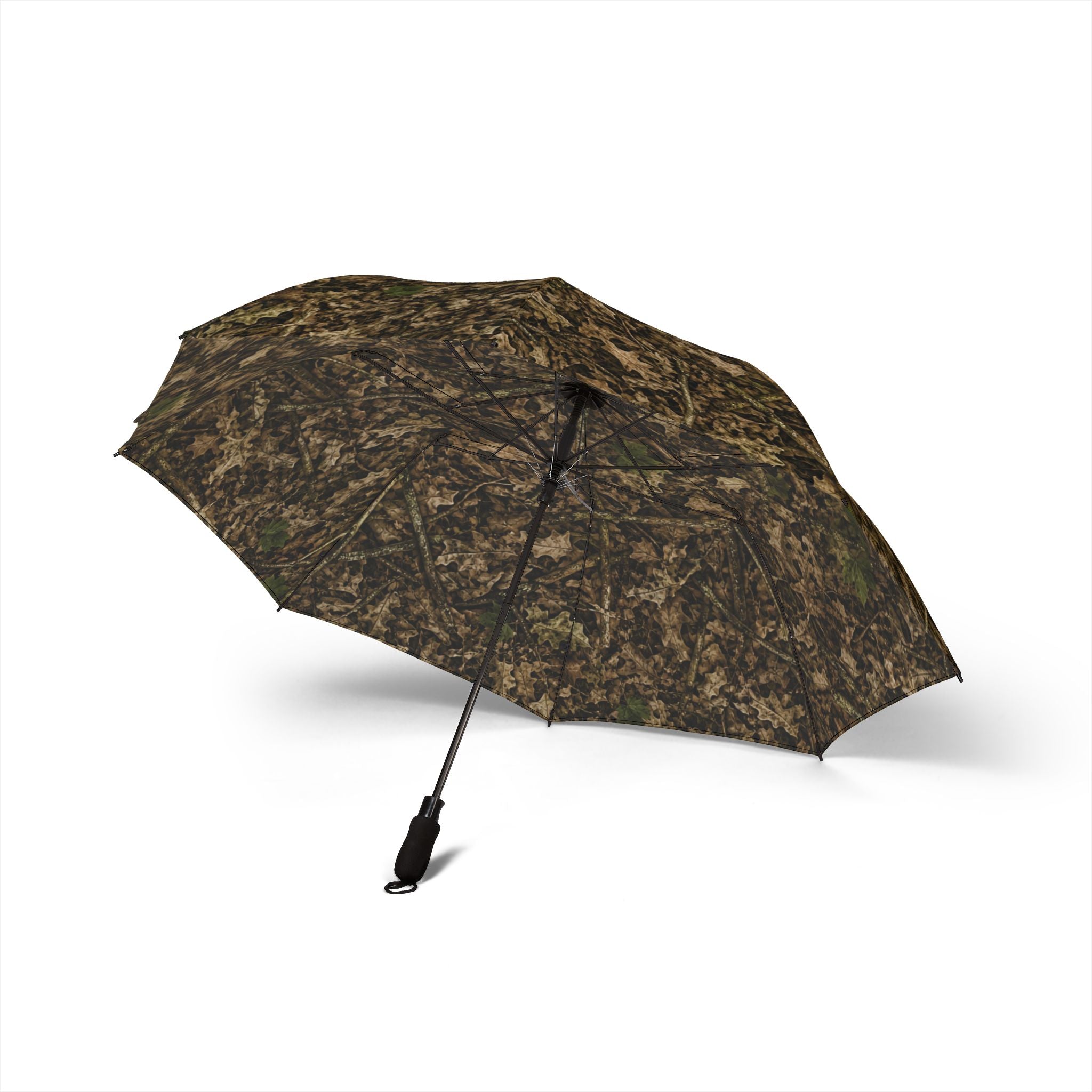 Camouflage Umbrella | Semi-Automatic Foldable Camo Rain and Sun Guard for Outdoor Adventures