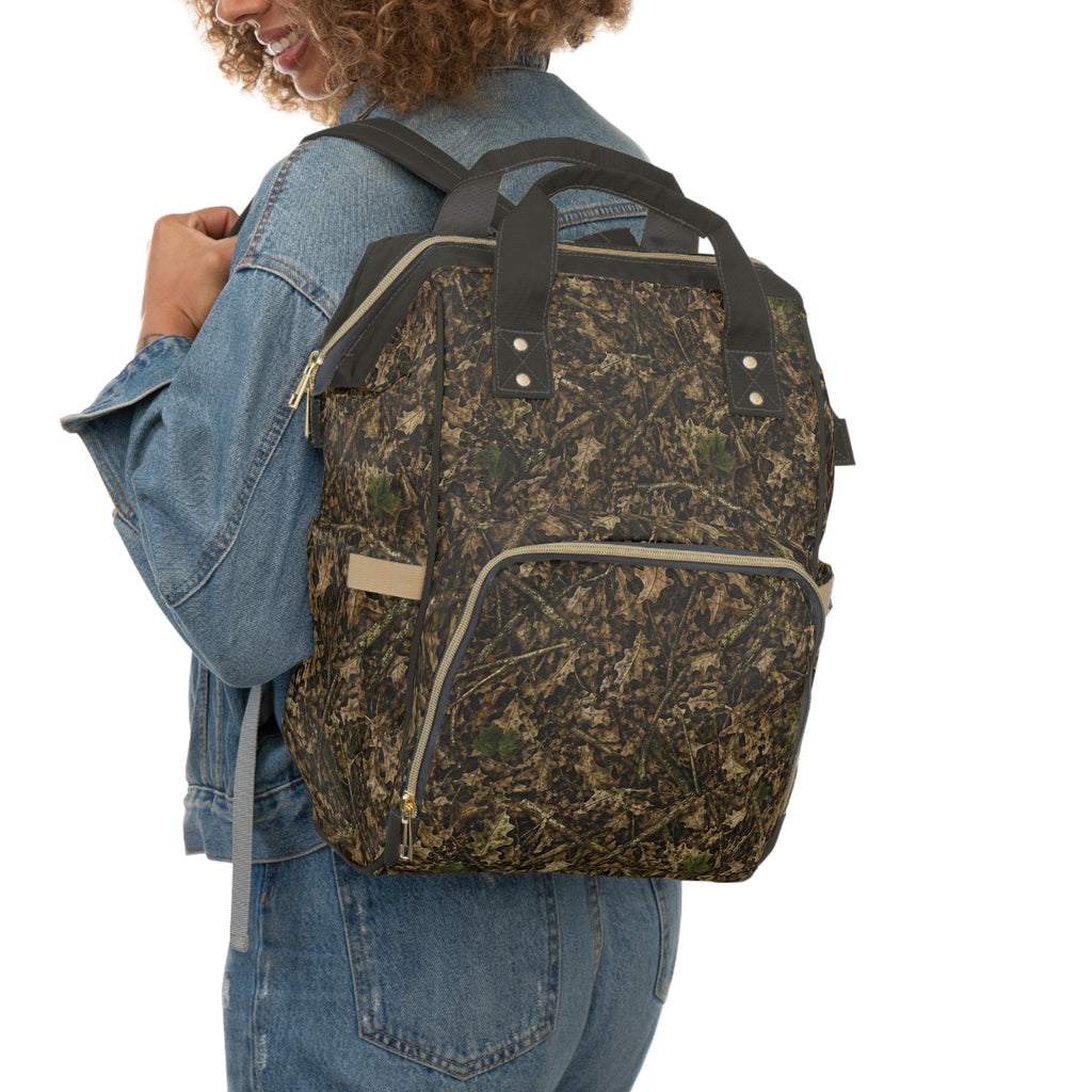 Camouflage Diaper Bag | Multifunctional Camo Backpack for Hunting Families and Outdoor Parents raising Adventurous Babies