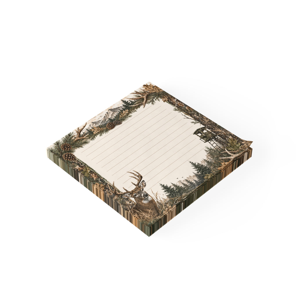 Deer Hunting Theme Post-it® Note Pads | Camo Sticky Notes For Outdoorsmen