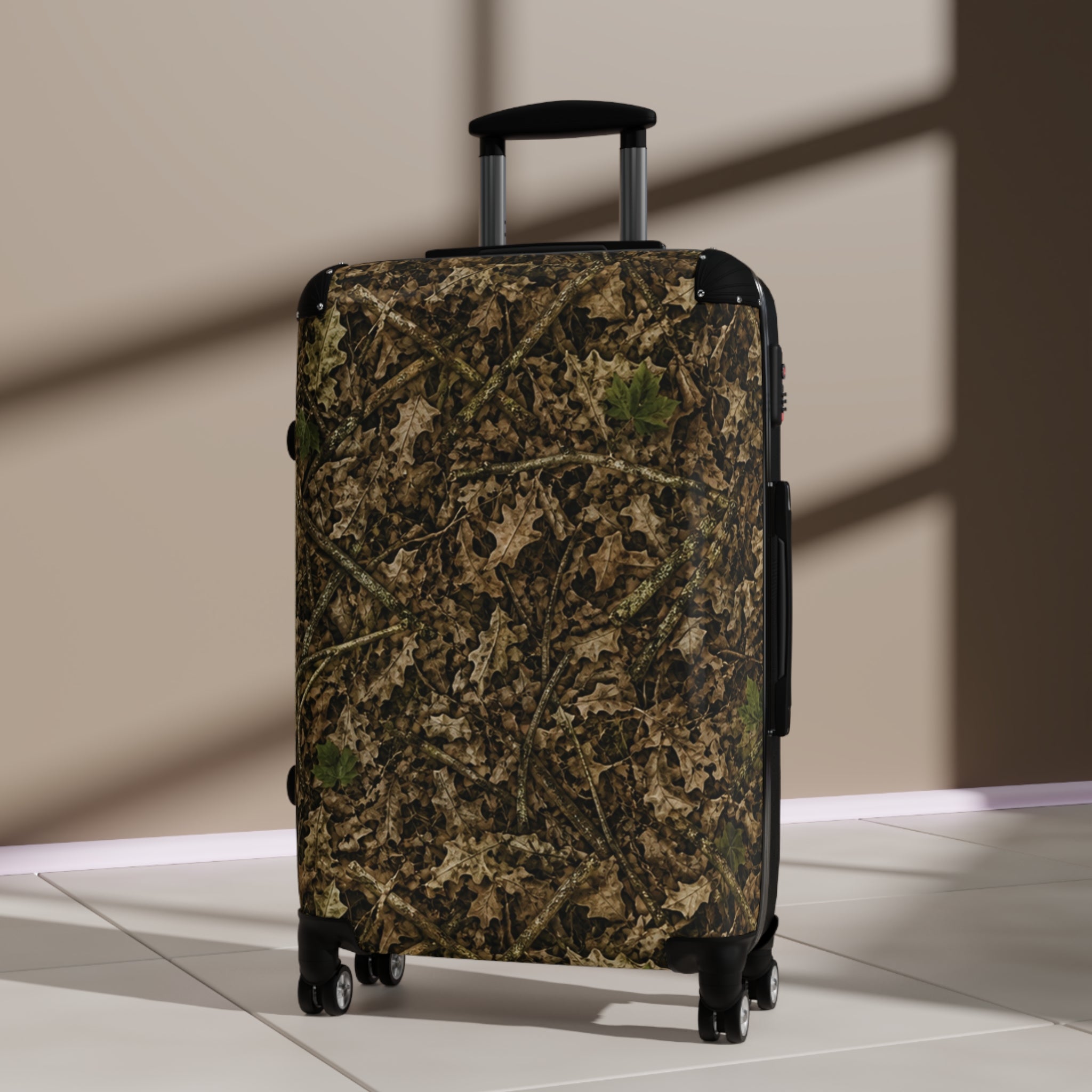 Camouflage Hardshell Suitcase | Camo Rolling Travel Luggage Bags for Hunting, Fishing, Camping, and Leisure Trips
