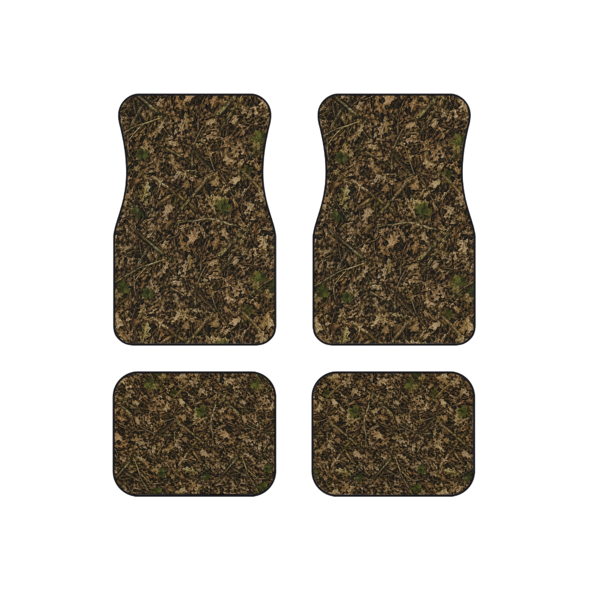 Camouflage Car Mats (Set of 4) | Camo Hunting Floor Mats for Vehicle