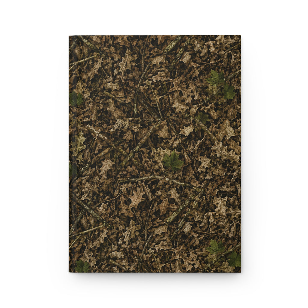 Camouflage Hardcover Notebook (Lined) | Woodland Camo Journal