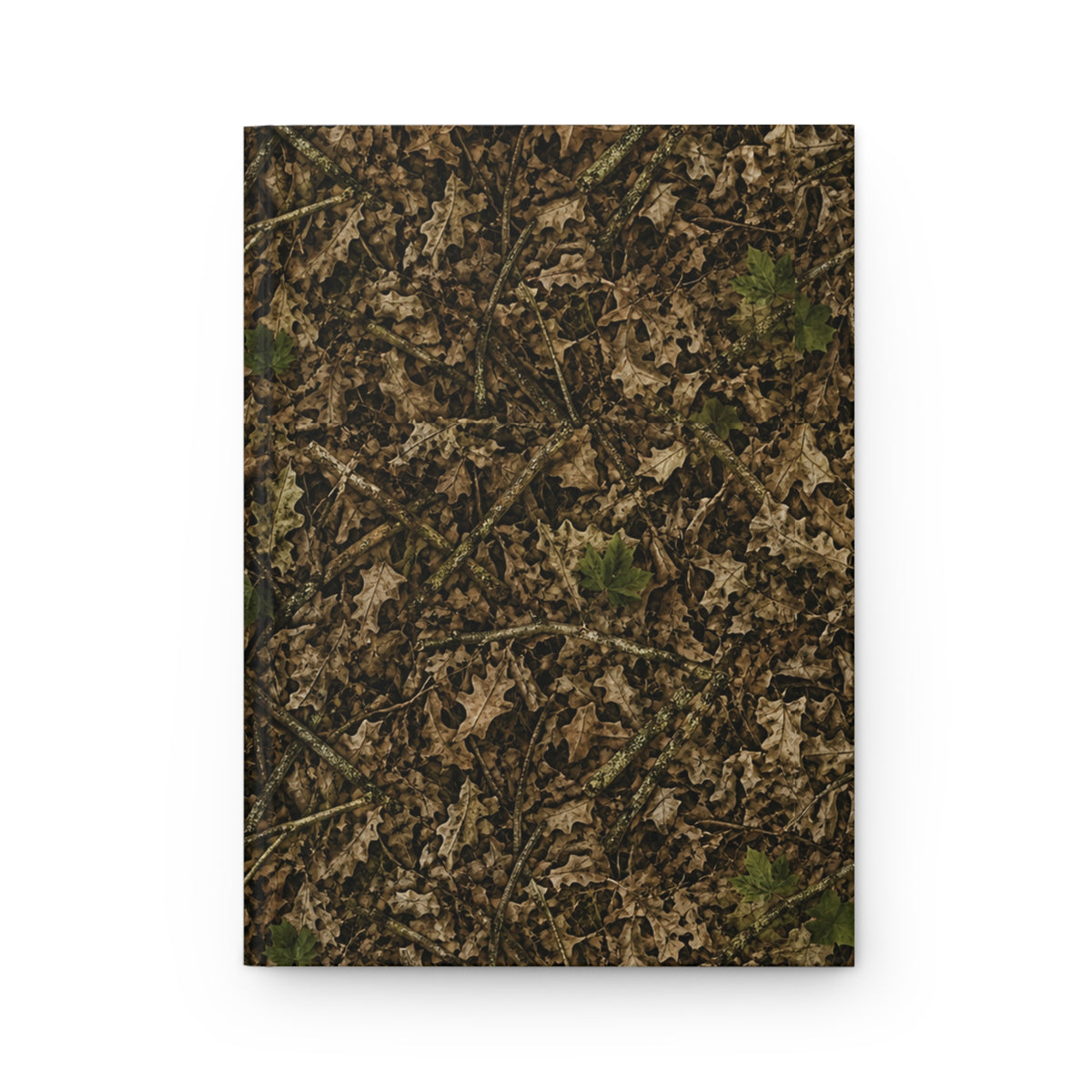 Camouflage Hardcover Notebook (Lined) | Woodland Camo Journal