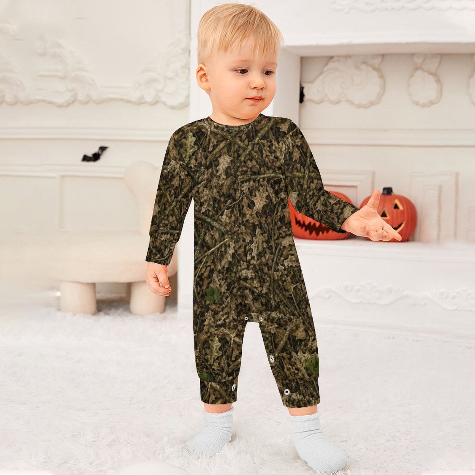200gsm Long Baby Romper(10 Sites) (All-Over Printing)
