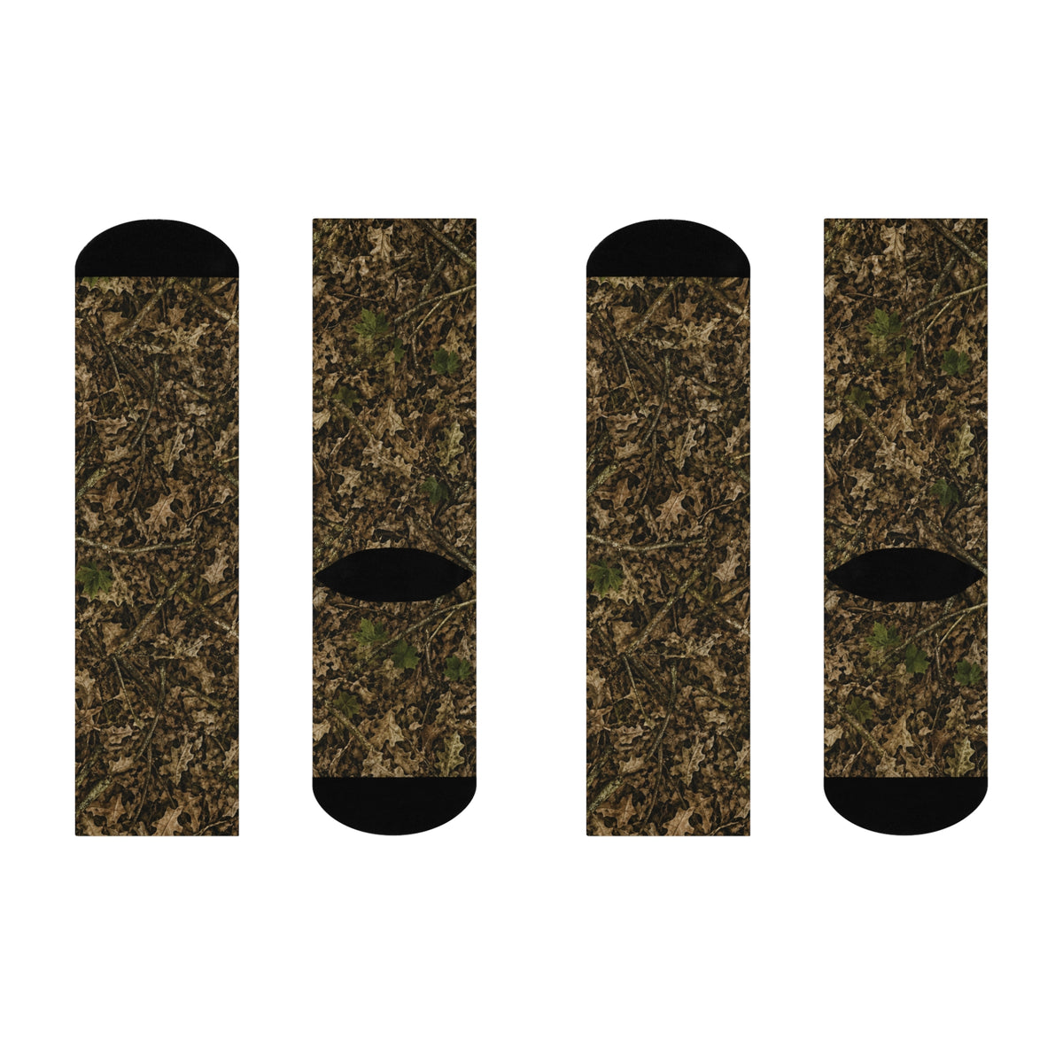 Camo Crew Socks | Cushioned Outdoor Comfort for Hunters, Anglers, Campers