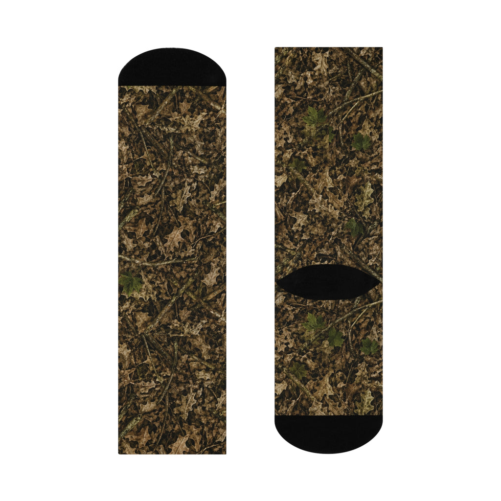 Camo Crew Socks | Cushioned Outdoor Comfort for Hunters, Anglers, Campers