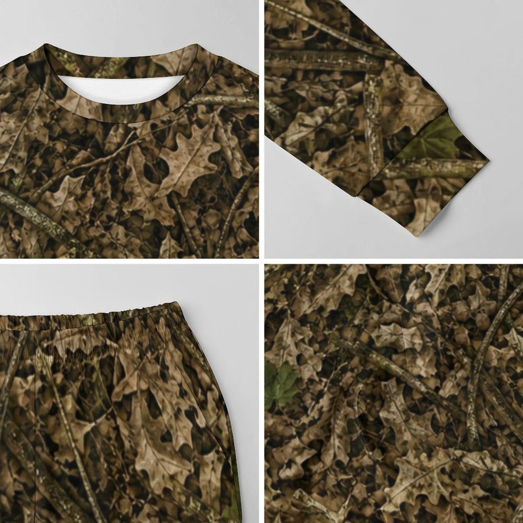 180gsm Children's Crew Neck Pajama Set(All-Over Printing)