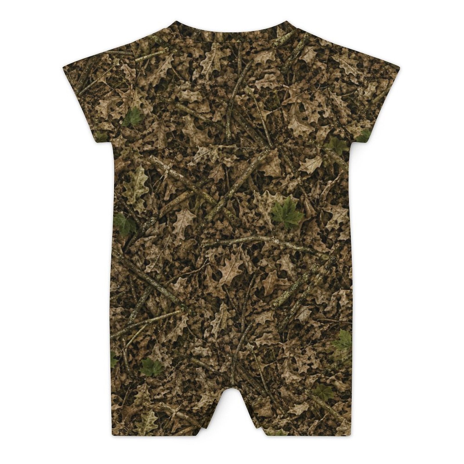 Camo Short Sleeve Baby Onesie | Camouflage Cotton Romper for Infant