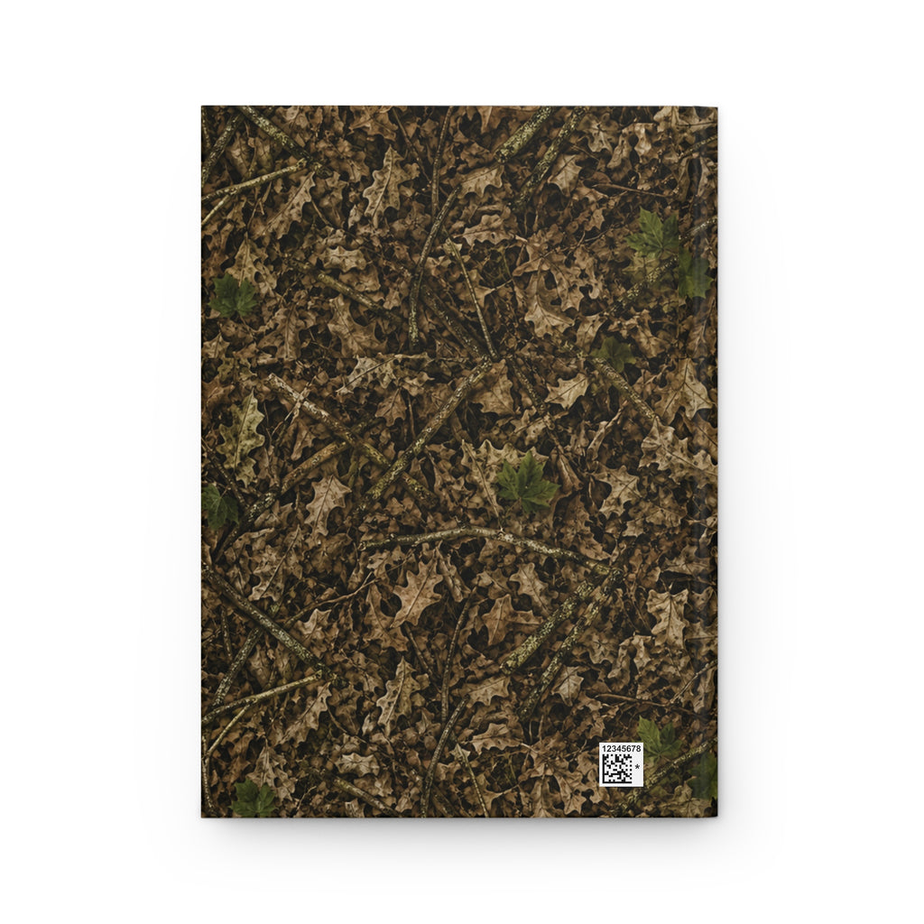 Camouflage Hardcover Notebook (Lined) | Woodland Camo Journal