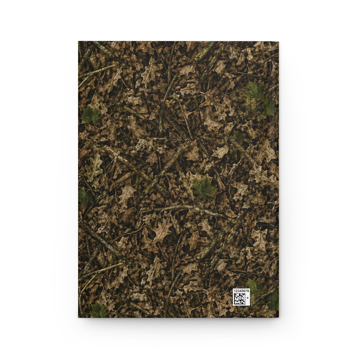 Camouflage Hardcover Notebook (Lined) | Woodland Camo Journal