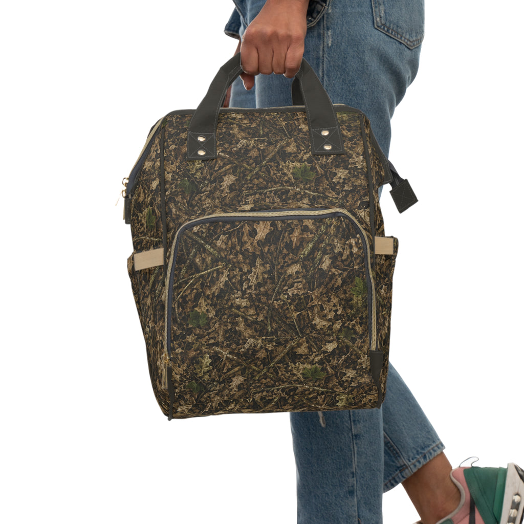 Camouflage Diaper Bag | Multifunctional Camo Backpack for Hunting Families and Outdoor Parents raising Adventurous Babies