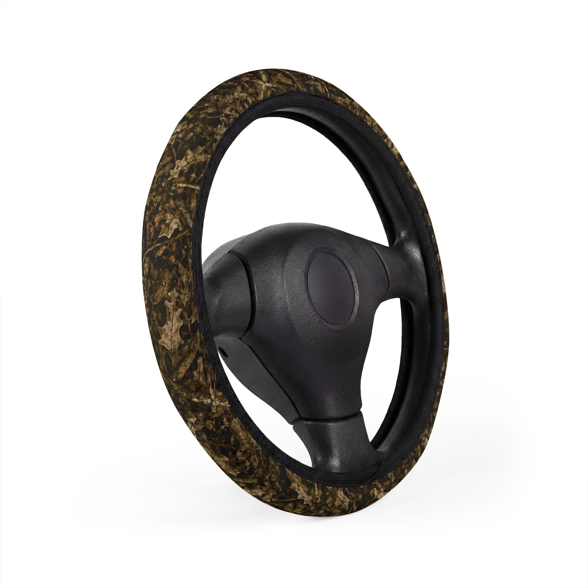 Camouflage Car Steering Wheel Cover | Camo Vehicle Accessory for Outdoorsmen and Women who Love Hunting, Fishing, Camping, and More