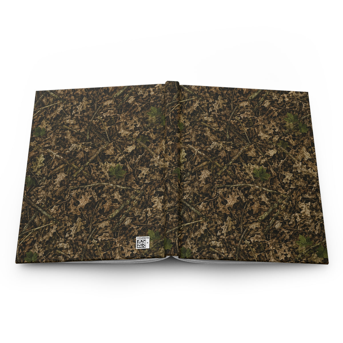 Camouflage Hardcover Notebook (Lined) | Woodland Camo Journal