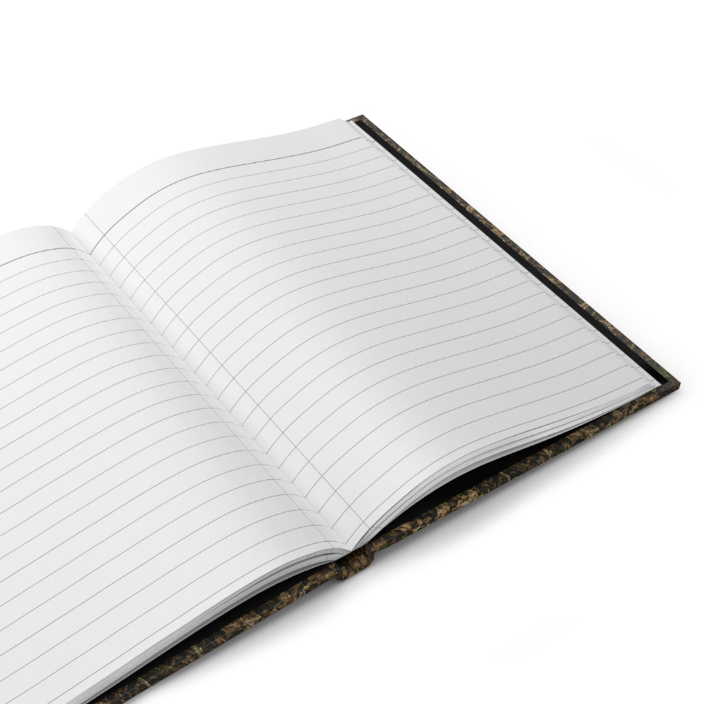 Camouflage Hardcover Notebook (Lined) | Woodland Camo Journal