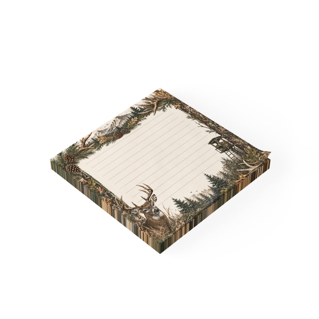 Deer Hunting Theme Post-it® Note Pads | Camo Sticky Notes For Outdoorsmen