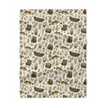 Walleye Fishing Soft Fleece Baby Blanket | Infant Fisherman Nursery Decor for Outdoor Families
