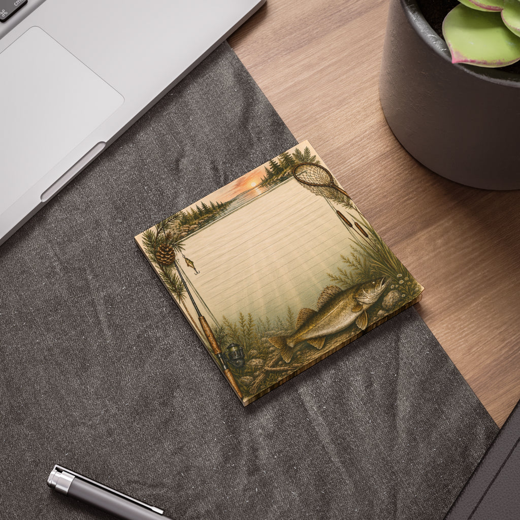 Walleye Fishing Sticky Notes | Outdoorsmen and Outdoorswomen Post-it® Note Pads Gift