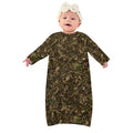 Camouflage Baby Sleeper Gown | Camo Faux Cotton Infant Nightgown Outfit