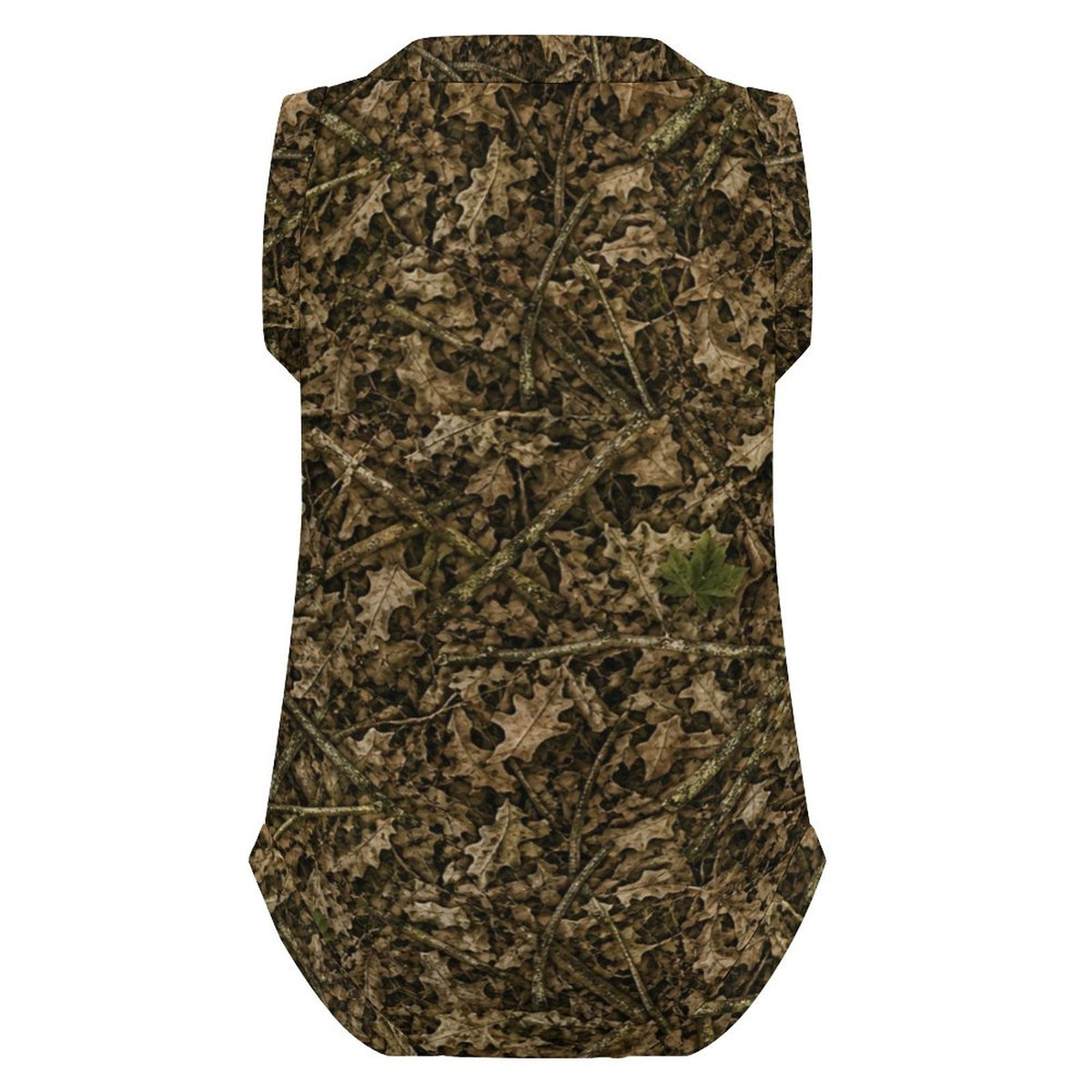 Camo Sleeveless Baby Onesie | Woodland Camouflage Cotton Romper for Infant
