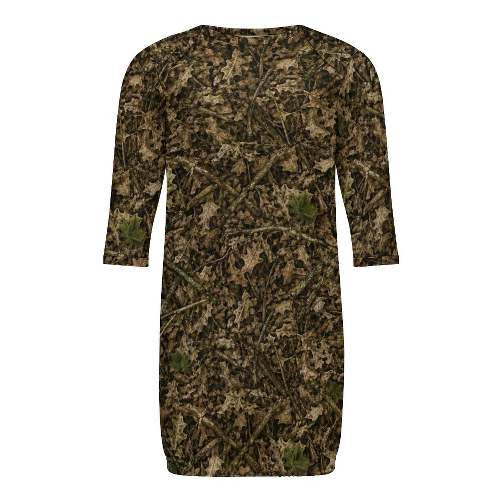 Camouflage Baby Sleeper Gown | Camo Faux Cotton Infant Nightgown Outfit