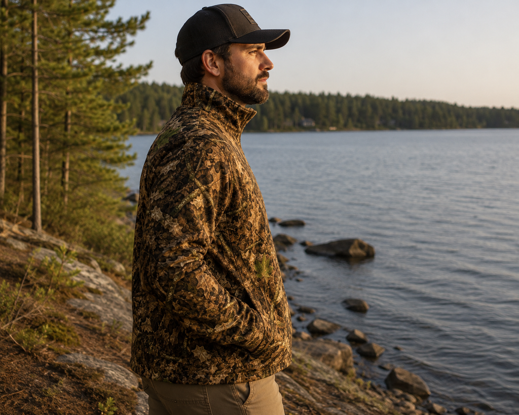 Men's and Women's Camouflage Zip-Up Track Jacket | Lightweight Athletic Camo Jacket for Hiking, Fishing, Hunting & Everyday Wear