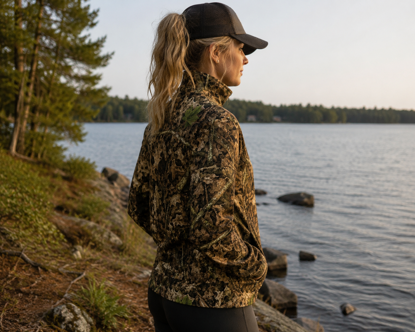 Men's and Women's Camouflage Zip-Up Track Jacket | Lightweight Athletic Camo Jacket for Hiking, Fishing, Hunting & Everyday Wear