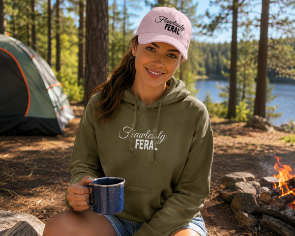 Fishing and Camping Hoodie | Unisex Heavyweight Sweater