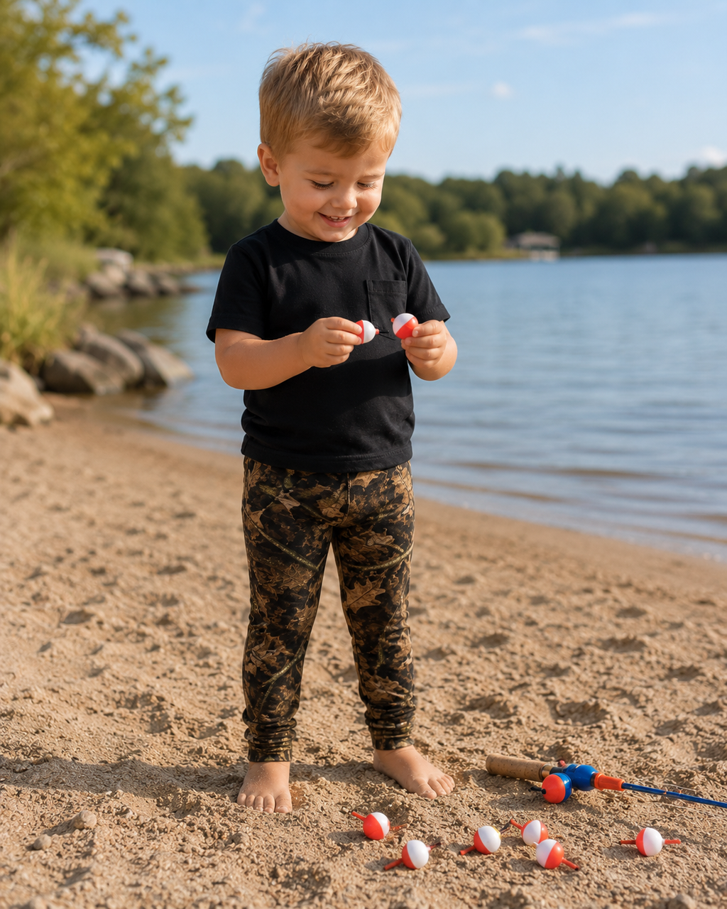 Camo Baby Leggings | Infant and Toddler Camouflage Hunting Theme Pants