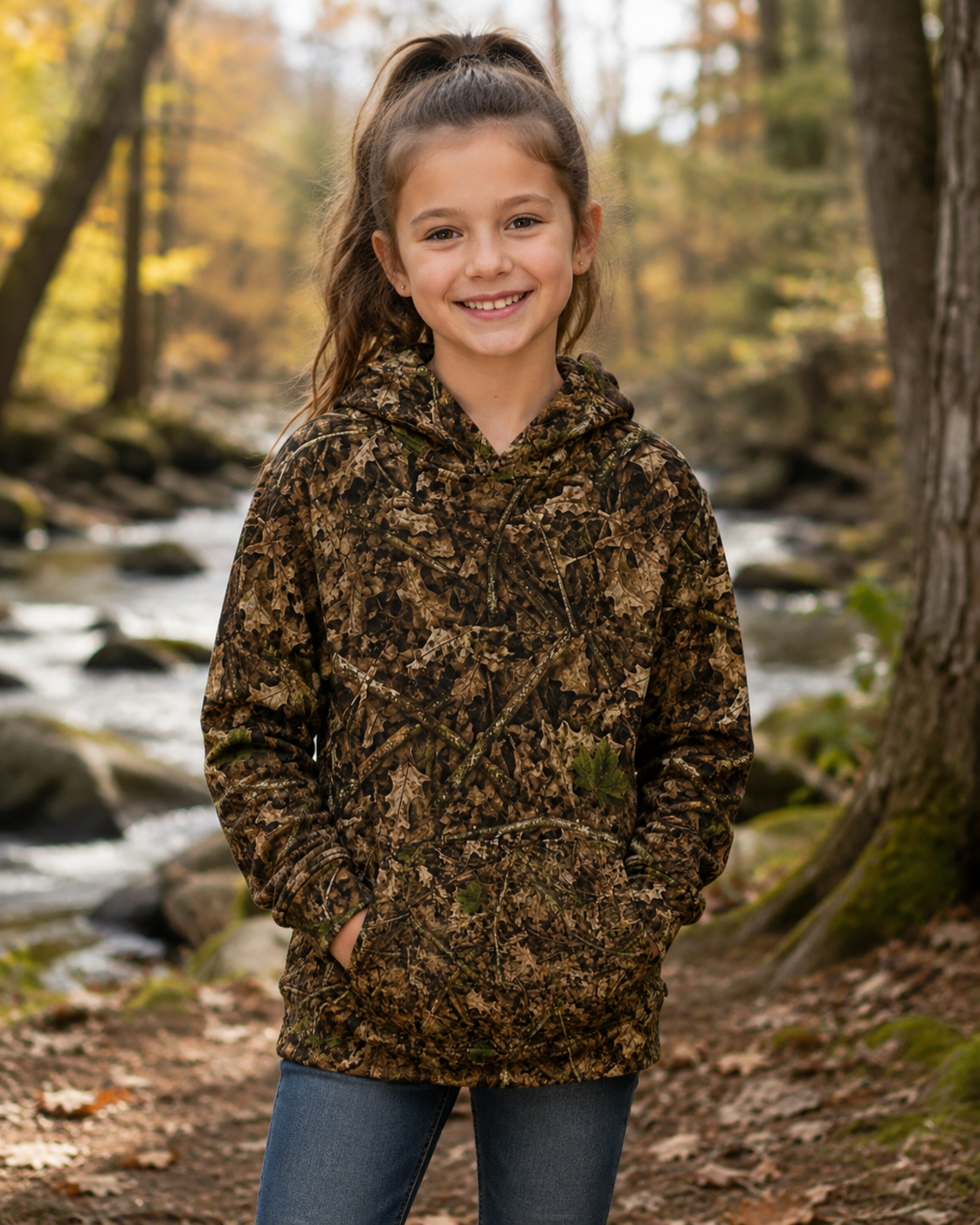 Camouflage Children's Hoodie | Camo Sweatshirt for Adventurous Kids Who Love Hunting, Fishing, and the Outdoors