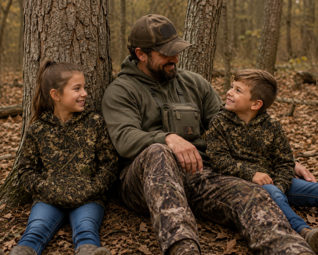 Camouflage Children's Hoodie | Camo Sweatshirt for Adventurous Kids Who Love Hunting, Fishing, and the Outdoors