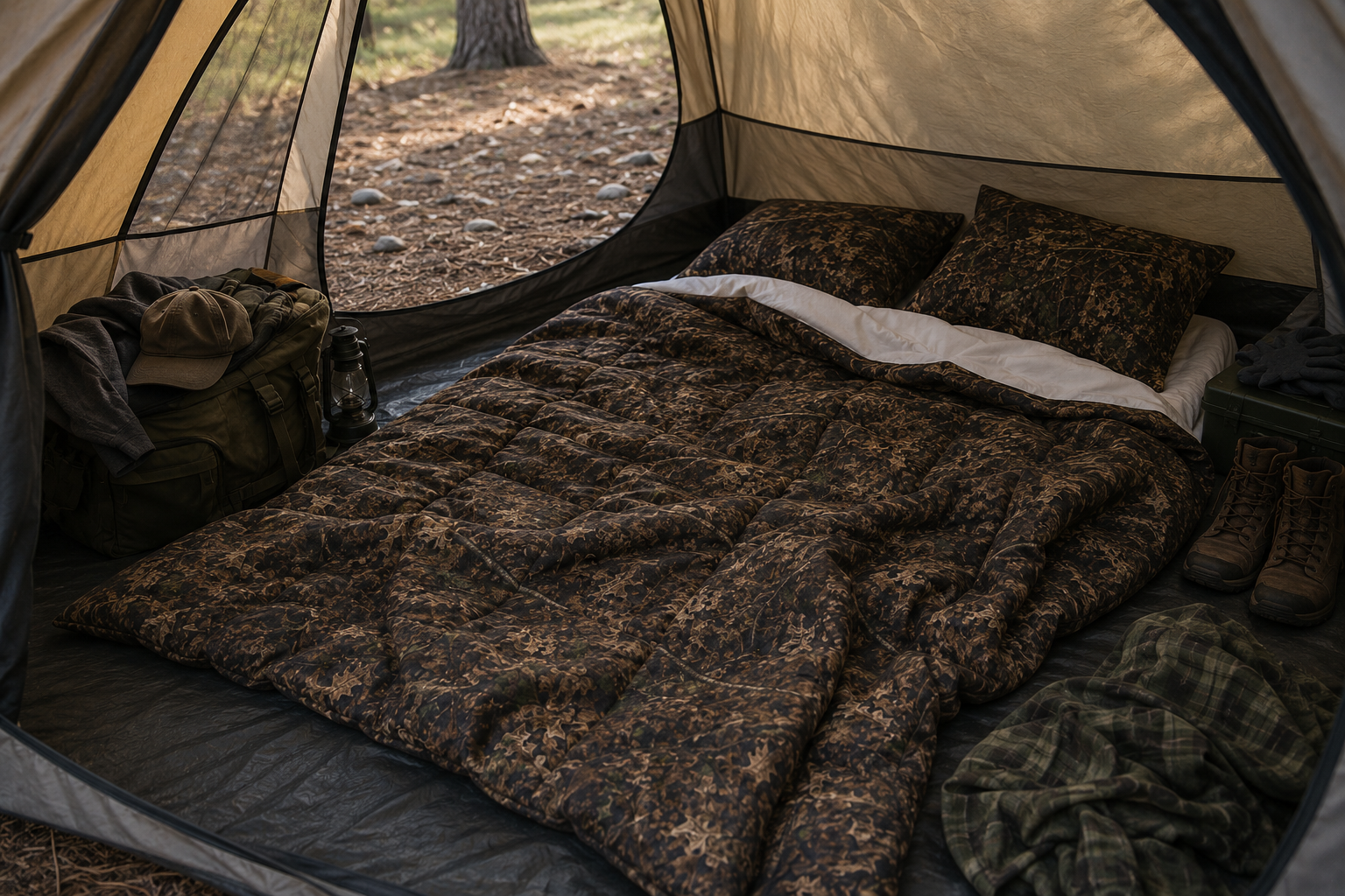Camouflage Comforter | Rustic Cabin Decor Premium Camo Bedding for Men, Women, and Children Obsessed with Hunting and All Things Outdoors