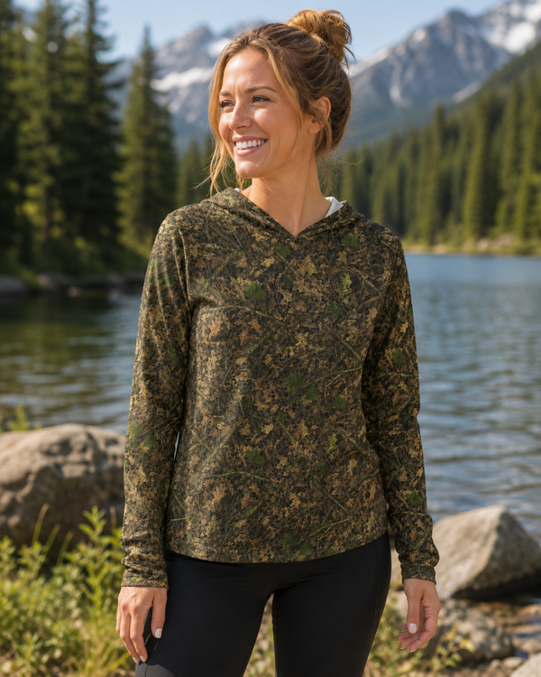 Unisex Camo Light Hoodie | Men and Women's Hunting Shirt