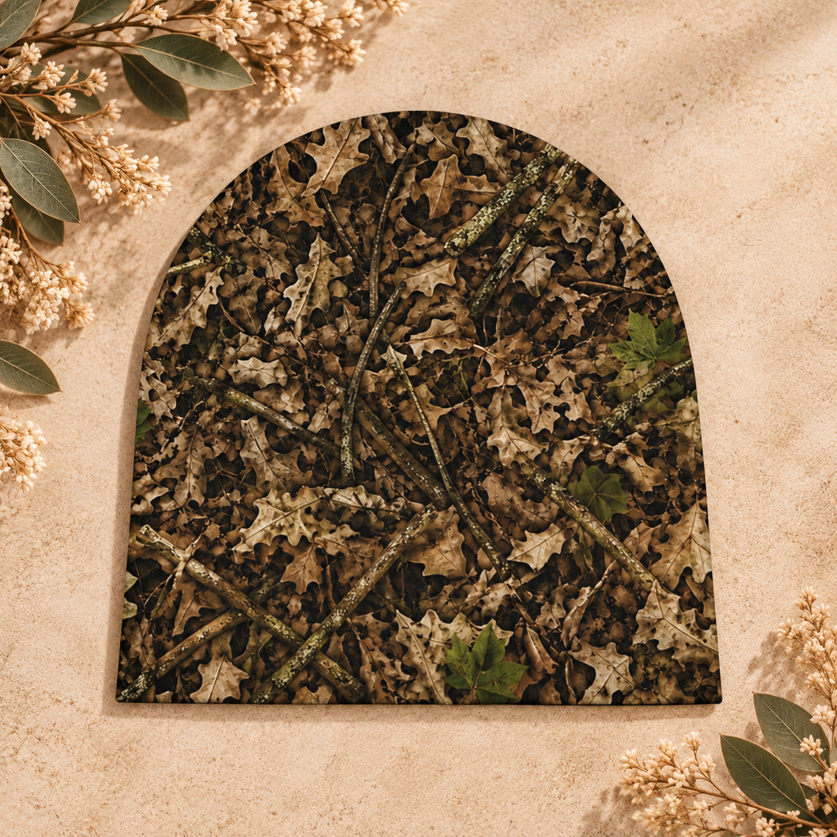 Baby Camo Beanie | Woodland Camouflage Hat for Newborns, Infants, and Little Hunters in Outdoor Families