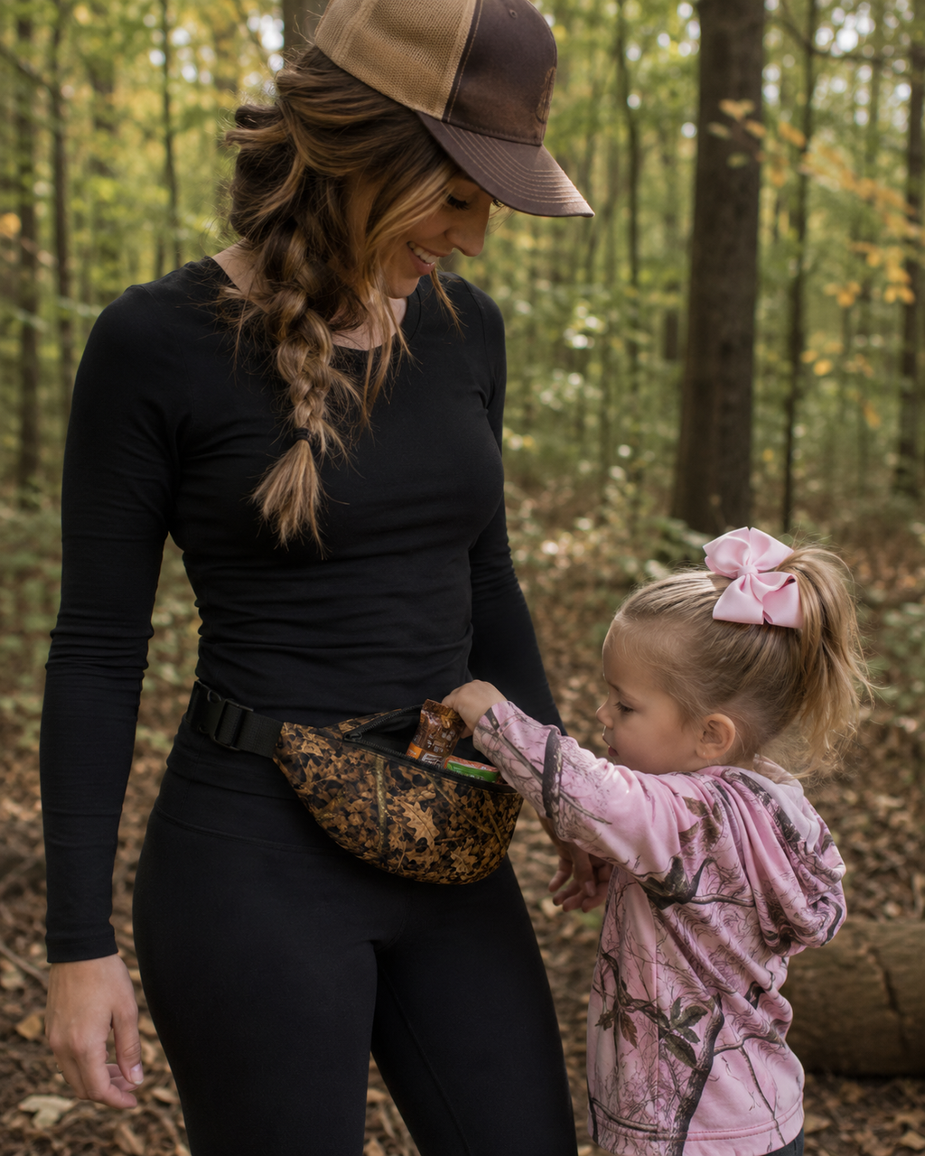 Camo Adjustable Waist Pack | Camouflage Fanny Pack Storage Bag for Hunting, Fishing, Hiking & Everyday Adventures