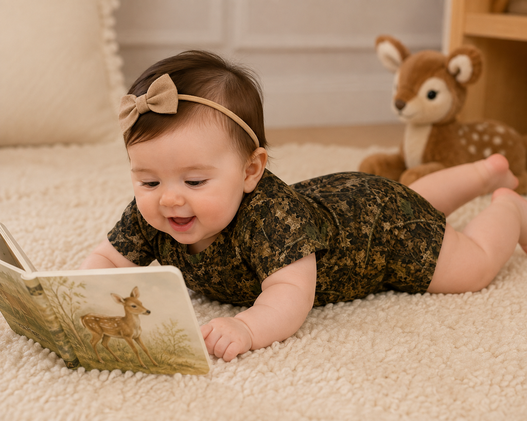 Camo Baby Onesie | Camouflage Short Sleeve Infant Bodysuit
