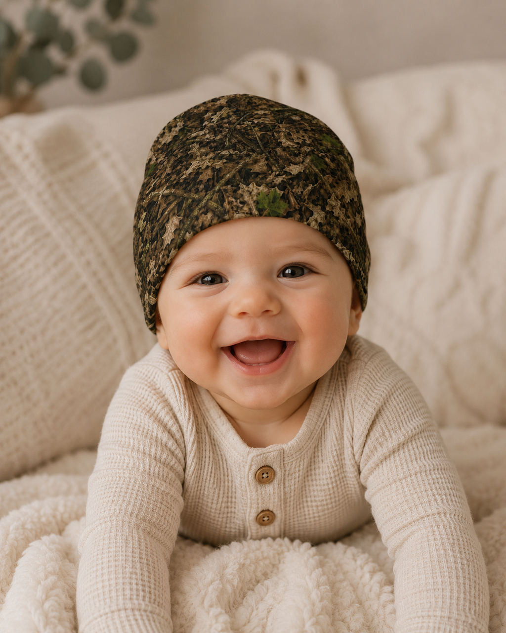Camo Baby Beanie | Infant Hunting Themed Hat