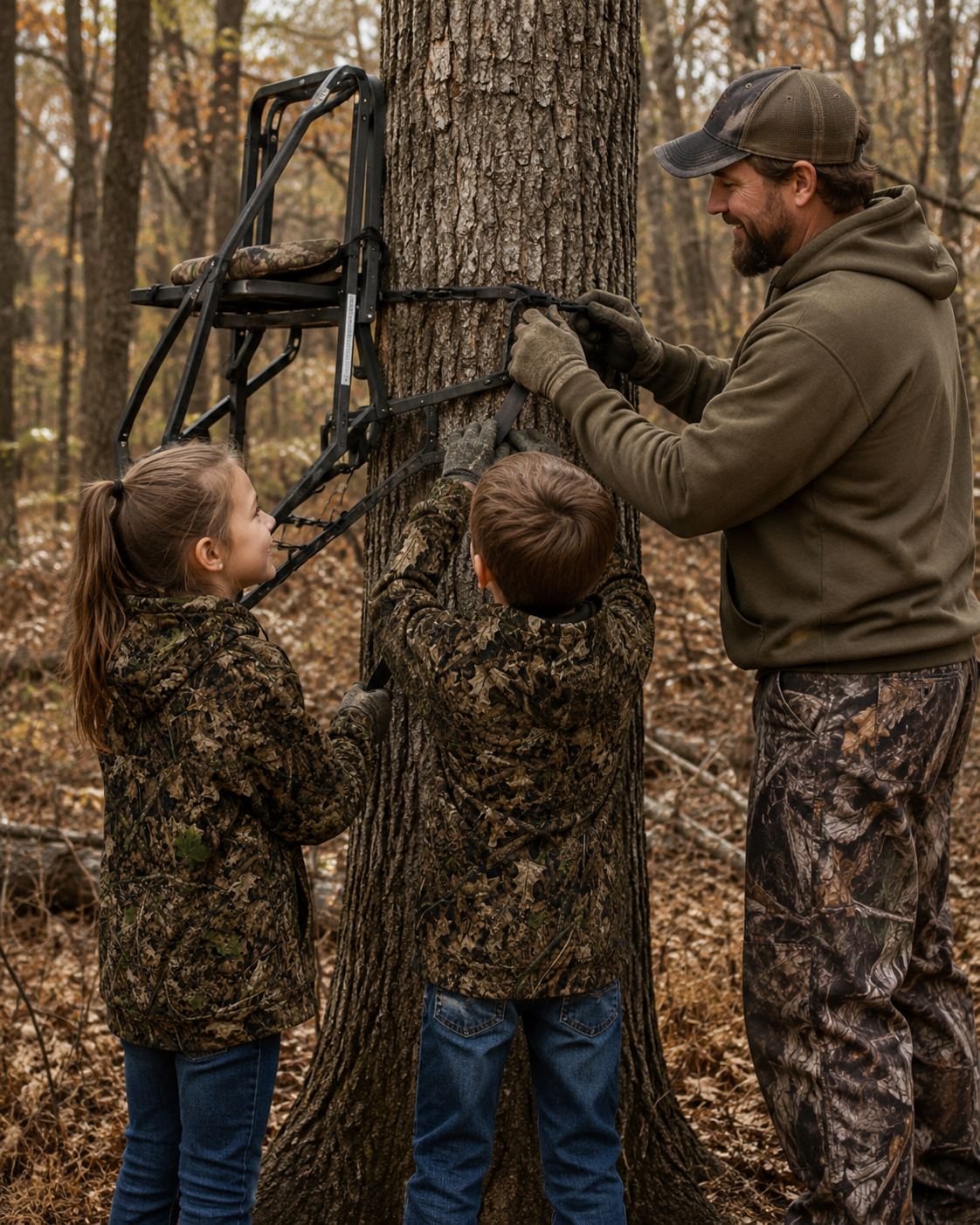 Camouflage Children's Hoodie | Camo Sweatshirt for Adventurous Kids Who Love Hunting, Fishing, and the Outdoors