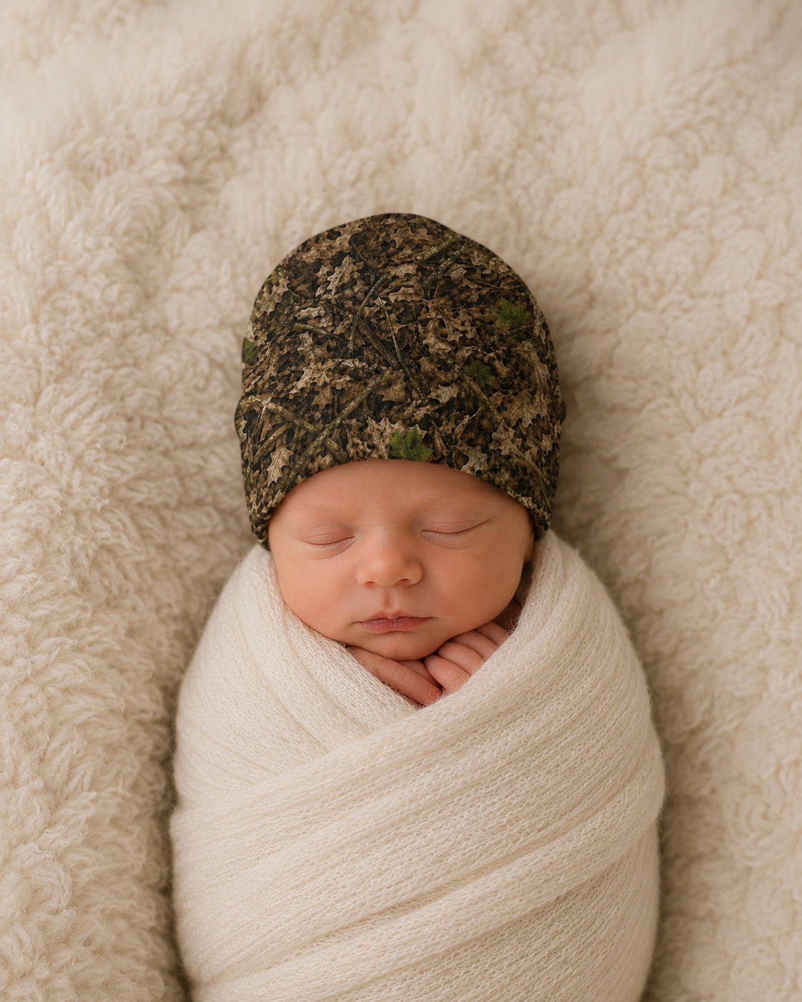 Camo Baby Beanie | Infant Hunting Themed Hat